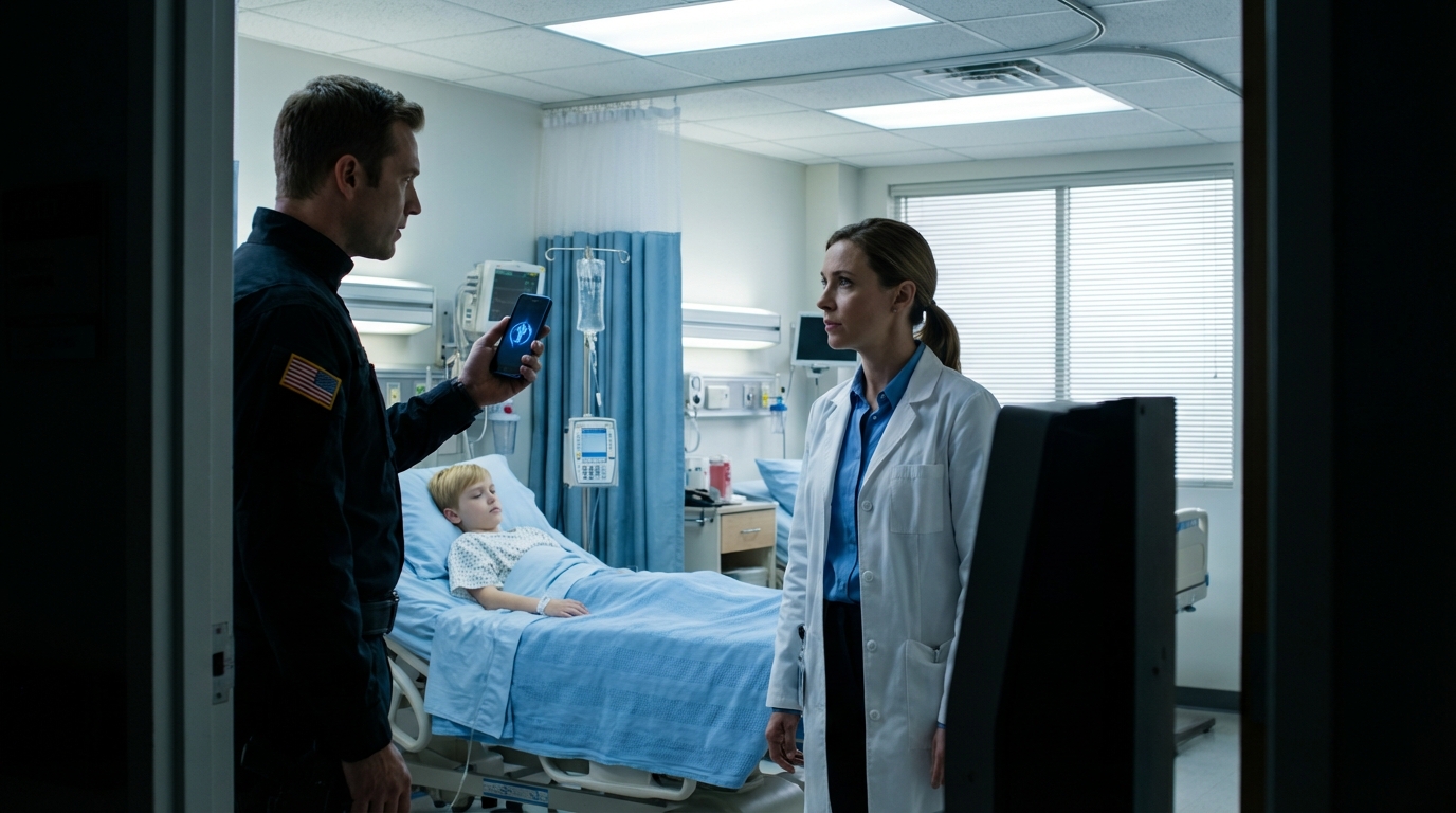 O hospital disse que minha sogra levou meu filho para a UTI. Cheguei lá. Era outro menino. Liguei para casa. Meu filho atendeu.