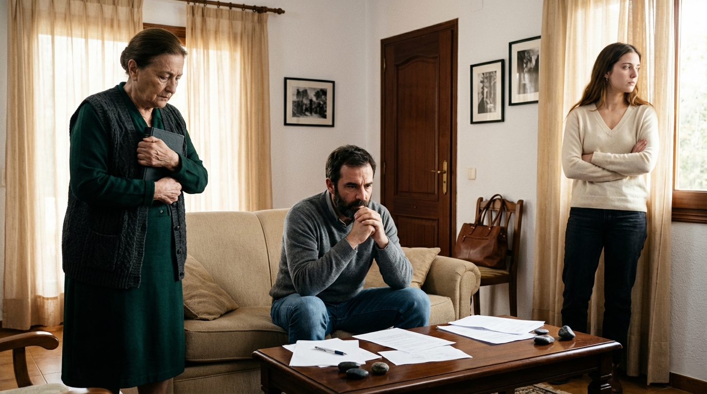 — Eu transferi todos os meus bens para seu irmão e irmã, e vou morar com vocês — no apartamento da sua esposa — anunciou a sogra.