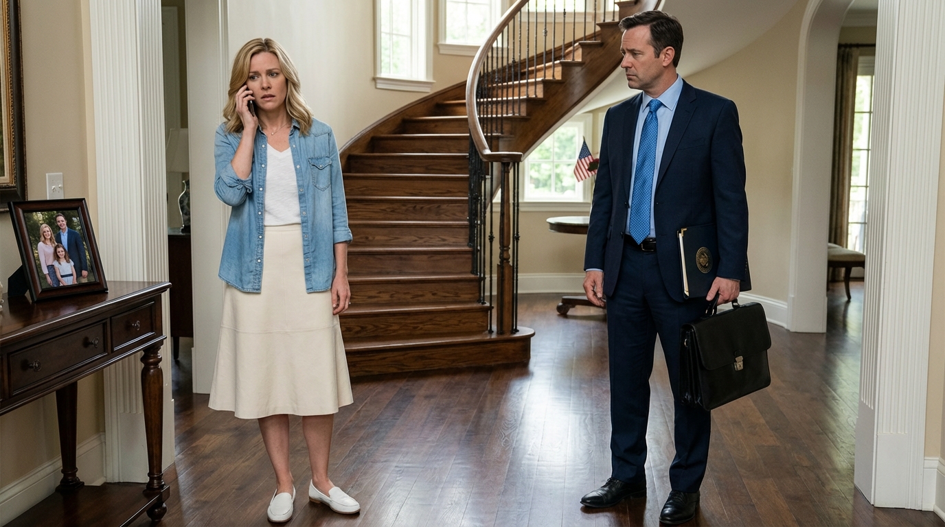 Recebi um pacote de aposentadoria de 3,2 milhões de dólares. Voltei correndo para casa duas horas mais cedo para surpreender minha esposa — então a ouvi planejando meu divórcio em voz baixa. Então fiquei em silêncio… e fiz algo que ela jamais imaginaria.