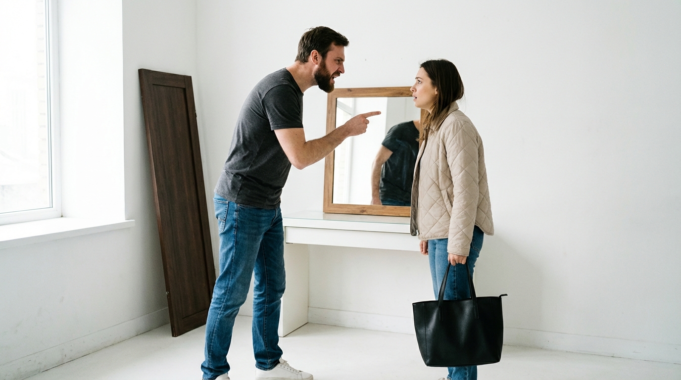 “Aonde você pensa que vai?! Preciso fazer um empréstimo em seu nome e comprar uma casa de praia para a mamãe!”, meu marido berrou.