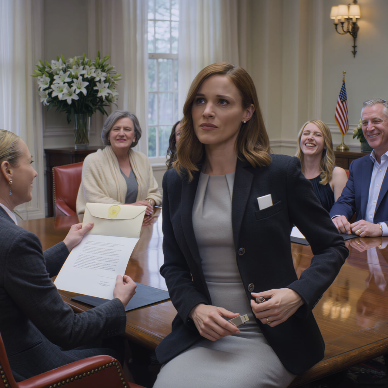 Meu avô me deixou um dólar e minha irmã um milhão de dólares, e meus pais riram como se a história tivesse acabado. Então, o advogado leu três palavras anexadas ao meu nome: “Ela sabe por quê”. Todos se viraram para me olhar. O silêncio na sala era tão profundo que pude ouvir alguém engolir em seco. O advogado olhou para meus pais, depois para mim, e fez uma pergunta que eu não pude evitar… e no instante em que respondi, os sorrisos dos meus pais se transformaram em lágrimas.