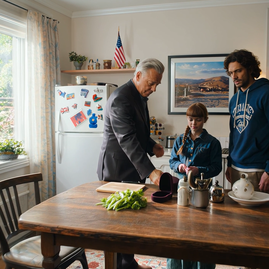 O colar da minha falecida esposa era a única coisa que me restava dela. Quando não consegui encontrá-lo, minha filha disse: “O colar foi vendido. Eu precisava do dinheiro para as férias!” Quando liguei para a loja de penhores para tentar recuperar o colar, eles disseram: “Senhor, o senhor não vai acreditar no que encontramos quando abrimos o medalhão do pingente.” Eu nem sabia que abria!