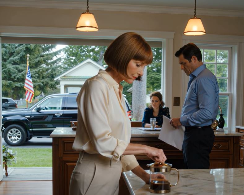 Entregou-me um aviso de despejo na minha própria casa, enquanto a namorada do meu marido estava sentada à minha mesa de cozinha, a usar o meu casaco de malha e a preparar café na minha prensa francesa como se já fosse dona do lugar. Depois, disse-me para sair sem nada. Eu limitei-me a sorrir, porque ele não fazia ideia de que, em trinta dias, descobriria a verdade: cada escritura, cada carro, cada conta e cada dólar por detrás da vida tranquila de 4 milhões de dólares que ele pensava ser sua sempre me