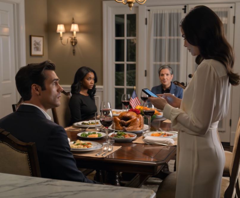 Ali mesmo, na nossa sala de jantar, o meu irmão, Mike, apontou diretamente para mim e disse, com os dentes cerrados: “Devolve o dinheiro que tiraste da conta da mãe. Sabemos que foste tu”. Eu não discuti. Simplesmente peguei no telemóvel e mostrei as imagens de segurança do banco para toda a família ver. Os seus rostos empalideceram de repente quando… …mantive a mão no copo e olhei para ele por mais um segundo, porque uma parte de mim acreditava mesmo que tinha percebido mal.