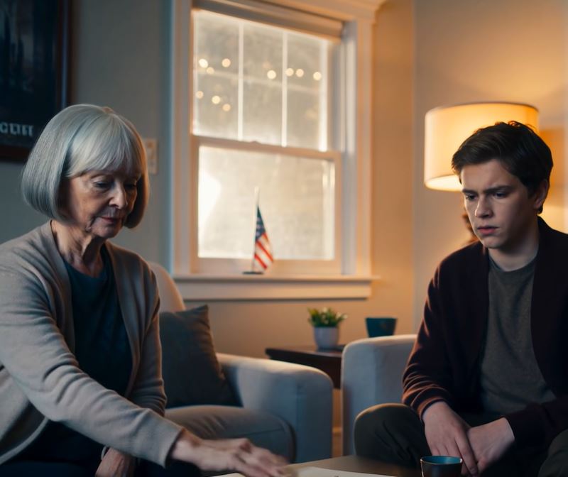 Durante o jantar, o meu filho atirou: “Dá o quarto à minha mulher, ou começa a arrumar as tuas coisas.” Não discuti nem implorei; arrumei as minhas coisas e saí nessa mesma noite, assinando os papéis para uma casinha na praia antes do fim da semana. Três dias depois, enquanto eu tomava café e ouvia a brisa do mar, ele ligou em pânico… porque um aviso tinha acabado de ser afixado na porta deles.