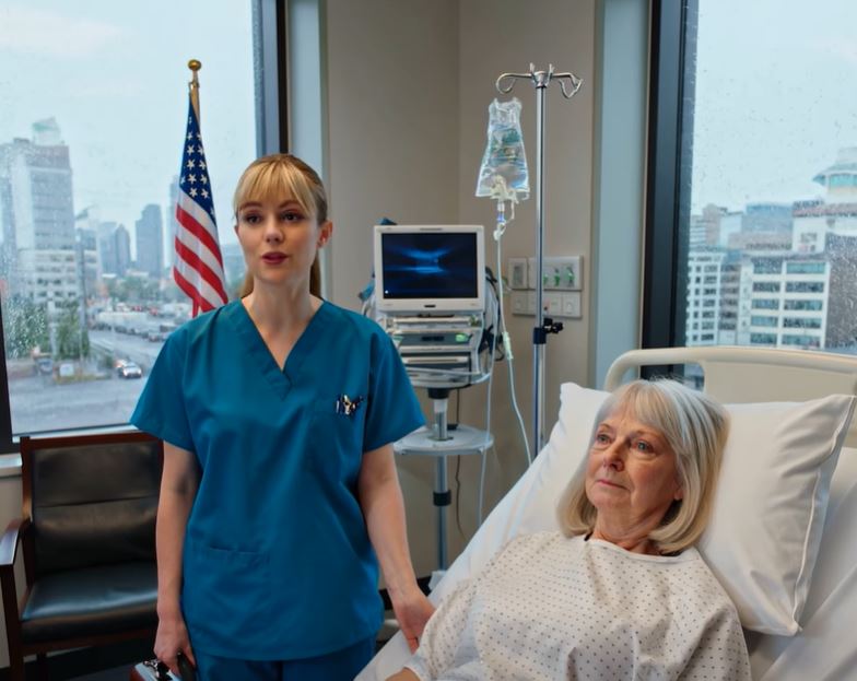 Acordei sozinha depois do procedimento. A enfermeira disse: “Os seus filhos foram embora, disseram que as taxas de estacionamento estavam a ficar caras”. Os meus olhos encheram-se de lágrimas. De repente, um homem alto de fato entrou e segurou-me suavemente a mão. “Sra. Davis? A senhora não se lembra de mim, mas a senhora pagava-me o almoço todos os dias na 3ª classe.” Não era apenas um visitante. Era o dono do hospital… O que fez a seguir… MUDOU TUDO!