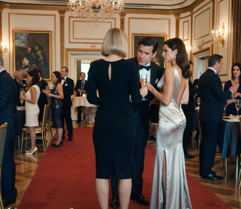 Beijou a assistente à frente de toda a gente na grande noite da empresa, e ainda não fazia ideia de que eu estava lá atrás a segurar a única coisa de que mais precisava. A taça de champanhe estava gelada na minha mão.
