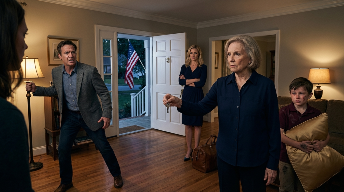 Meu neto de 9 anos chegou em casa, me abraçou chorando e sussurrou: “Vovó, eles jantaram em um restaurante caro enquanto eu fiquei esperando no carro, com fome, por três horas”. Não fiz perguntas. Apenas peguei minhas chaves, dirigi até a casa do meu filho, entrei sem bater e, sem pensar duas vezes, fiz isso…