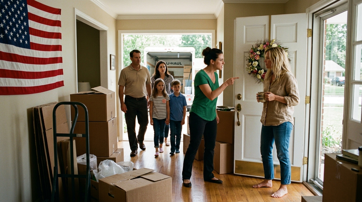 Comprei uma casa discretamente e mantive segredo. Então, entrei e encontrei minha nora mostrando o imóvel para toda a família, chamando-o de “nosso futuro lar”. Não discuti. Apenas troquei as fechaduras antes que eles voltassem com o caminhão de mudança.